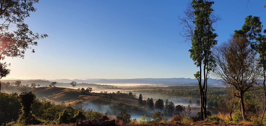DSR scenic rim adventure park campsite 13 view